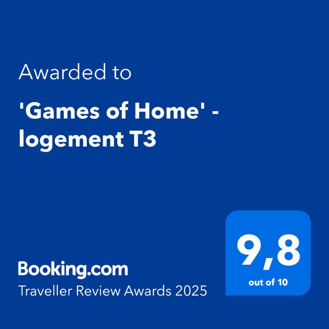 'Games Of Home' - Logement T3 Сант-Егрев Екстериор снимка